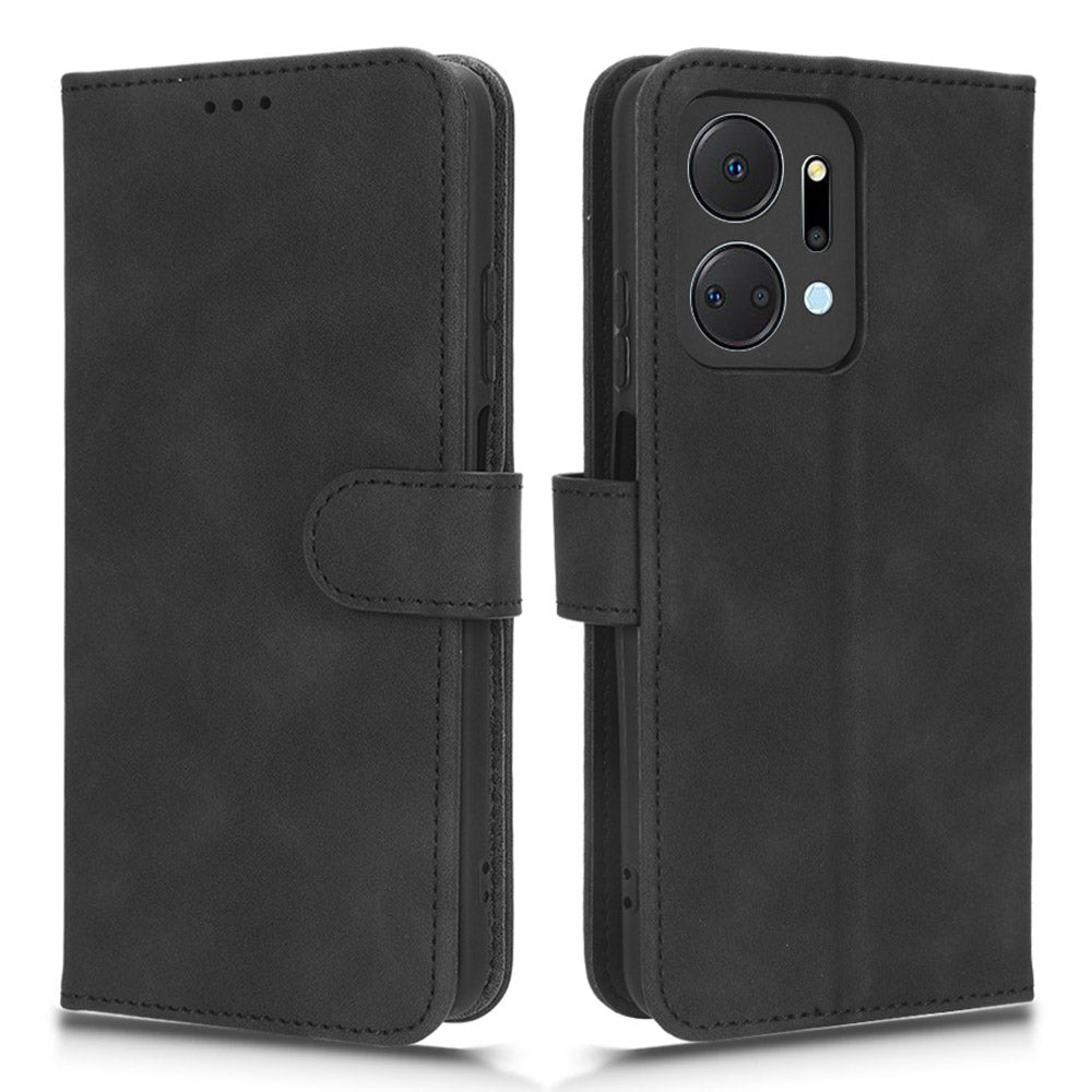 For Honor X7a 5G PU Leather Mobile Phone Case Skin-touch Stand Wallet Anti-drop Flip Phone Cover For Honor X7a 5G PU Leather Mobile Phone Case Skin-touch Stand Wallet Anti-drop Flip Phone Cover